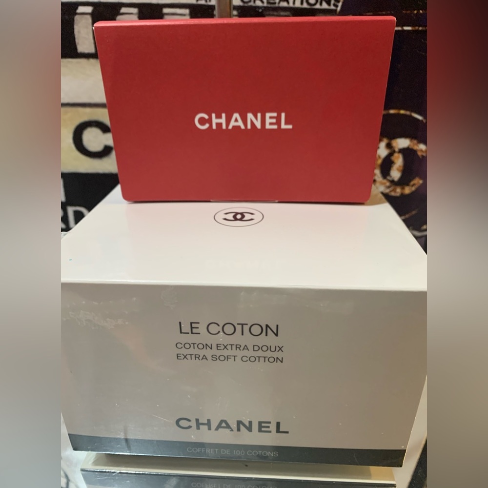 New !CHANEL Le Coton 100 count and a cute Chanel box of samples 😍🙌🏽 - Picture 3 of 6